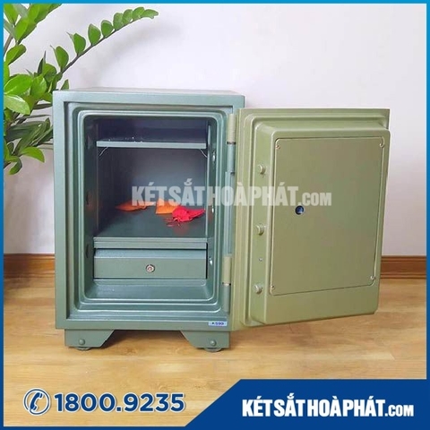 Két sắt Hòa Phát KS90K1C1 khóa cơ chống cháy