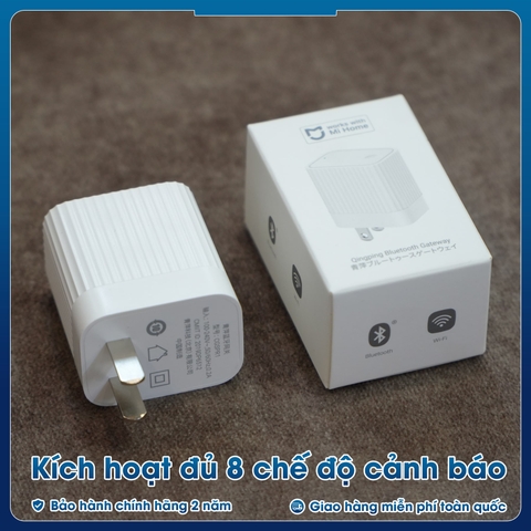 Qingping Gateway –  Thiết Bị Kích Hoạt Cảnh Báo Từ Xa Cho Két Sắt Xiaomi CRMCR