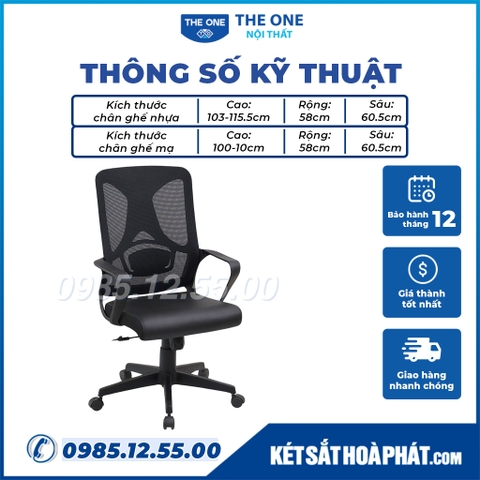 Ghế Xoay Văn Phòng Hòa Phát The One GL125 Chính hãng, Giá Rẻ