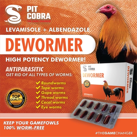 PIT COBRA DEWORMER - HỘP 50V