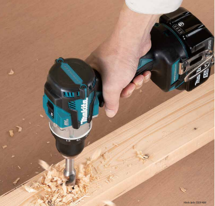 Máy Khoan, Vặn Vít Dùng Pin DDF489 (Z / RTJ) 13mm 18V