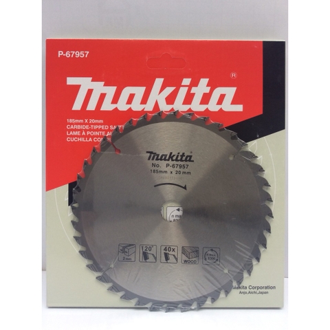 Lưỡi Cưa Hợp Kim Makita 185mm