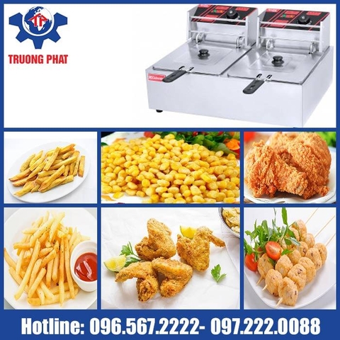 Bếp Chiên Nhúng Đôi Dùng Điện