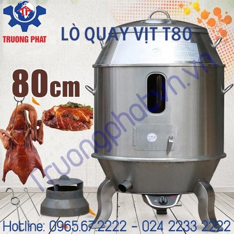 Lò Quay Vịt bằng Than_ Gas T80