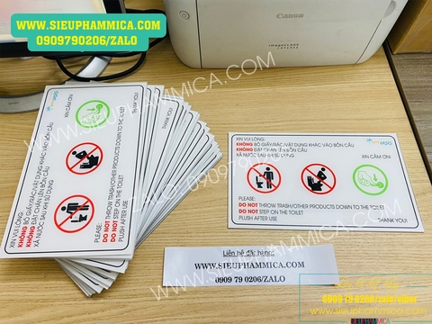 Bảng Chỉ Dẫn Các Loại-Nội quy PCCC-Tiêu lệnh CC-Bảng Chỉ Dẫn Toilet