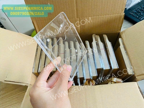 Hộp mica hít nam châm