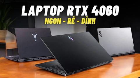 Những mẫu Laptop sở hữu RTX 4060 NGON,RẺ, ĐỈNH nhất tại LaptopGame