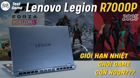 Giới hạn nhiệt 8945HX, chơi game còn ngon không? | Legion R7000P 2025 | R9 8945HX | RTX 5060