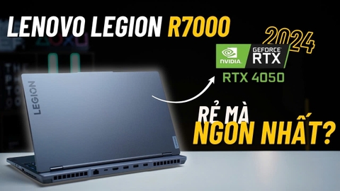 Chiếc laptop này xứng đáng trở thành “LaptopGaming quốc dân” | Review Lenovo legion R7000 2024