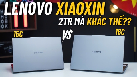 Nhỏ hơn mà lại NGON hơn??? | Lenovo Xiaoxin 15c vs Xiaoxin 16c