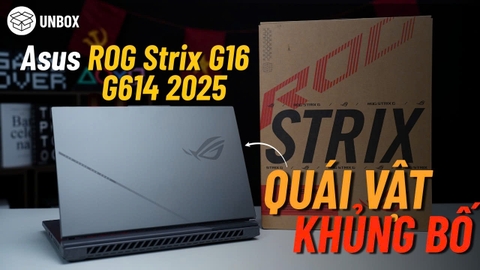 VN  Bỏ qua điều hướng laptopgame      Tạo  9+  Hình ảnh đại diện Máy dành cho anh em GAME THỦ đây rồi!! | Unbox Asus ROG Strix G16 G614 2025 | Ryzen 9-8940HX
