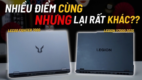 Nhiều điểm cùng nhưng lại cực khác nhau!! | So sánh Lecoo Fighter 7000 vs Legion Y7000 2025