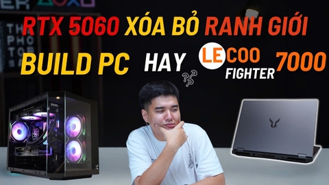 30 triệu trong tay nên BUILD PC hay mua LAPTOP cho việc chiến game và làm đồ họa ??? |