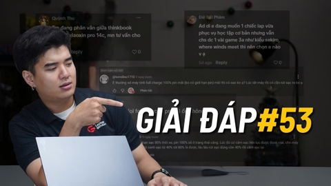 Q&A #53: Chọn gì giữa Thinkbook 14 G7+ & Xiaoxin Pro 14c, Laptop phục vụ học nhẹ nhàng chơi game 3A