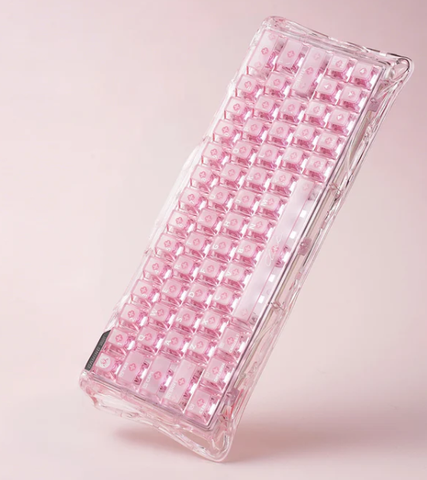 Bàn phím GravaStar Mercury V60 – Crystal Rose