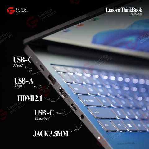 [New Outlet Fullbox] Laptop Thinkbook 16 G7+ 2025 (00CD) ( AMD Ryzen AI 7 H 350 | RAM 32GB | SSD 1TB | 16