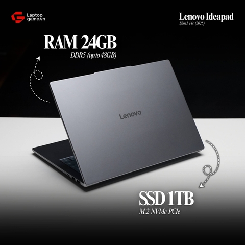 Lenovo IdeaPad Slim 5 Pro 14c 2025 (Xiaoxin Pro 14c AHP10R) (00CD) (R7 H 255 | Ram 24GB | SSD 1TB | 14 inch 2.8K 120Hz Oled)