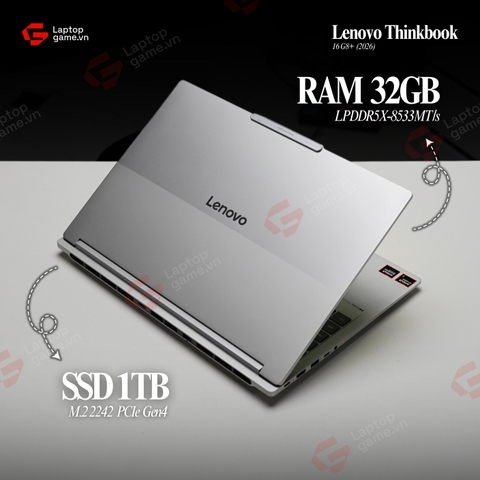 Thinkbook 14 G8+ 2026 (02CD) ( AMD Ryzen AI 7 H 450 | RAM 32GB | SSD 1TB | 14.5