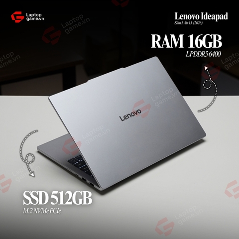Lenovo IdeaPad Slim 5 Air  13 2026 (Xiaoxin Air 13) (0HCD)  (Core 5 320 | Ram 16GB | SSD 512B | 13.3in 2.5K 120Hz)