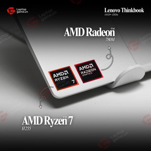 Lenovo ThinkBook 14 G8+ 2026 (00CD)  (AMD Ryzen 7-H255 | Ram32G | SSD 1TB | 14.5in 3K 120Hz - Star White)