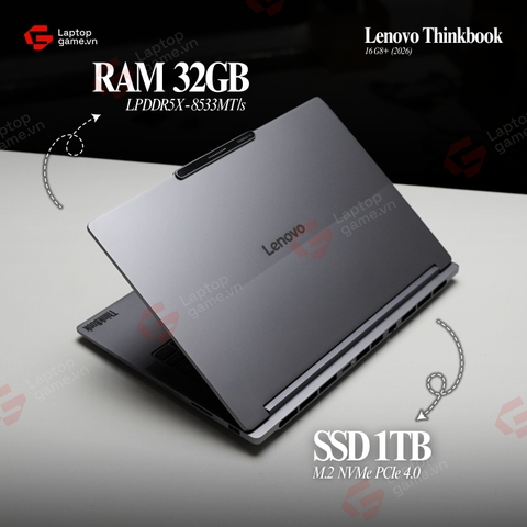 Thinkbook 16 G8+ 2026 (02CD)  ( AMD Ryzen AI 7 H 450 | RAM 32GB | SSD 1TB | 16