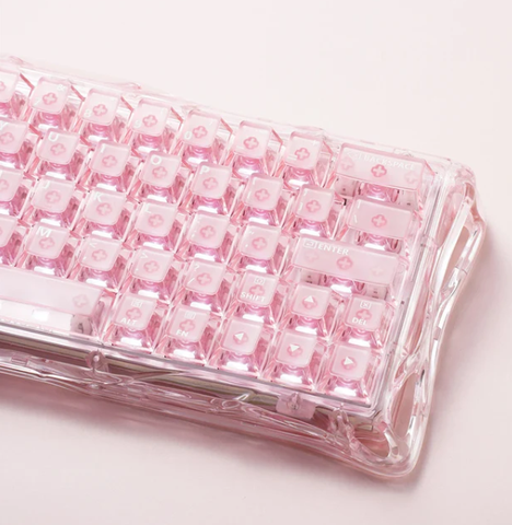 Bàn phím GravaStar Mercury V60 – Crystal Rose