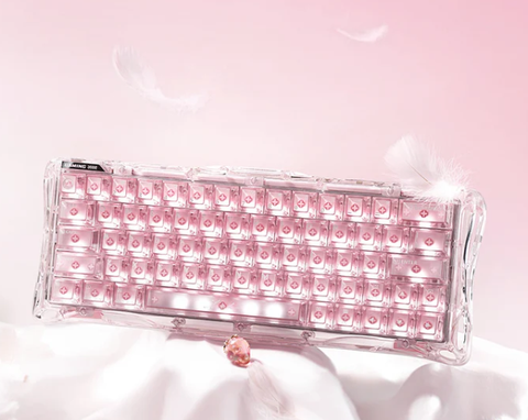 Bàn phím GravaStar Mercury V60 – Crystal Rose
