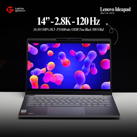 Lenovo IdeaPad Slim 5 Pro 14c 2025 (Xiaoxin Pro 14c AHP10R) (00CD) (R7 H 255 | Ram 24GB | SSD 1TB | 14 inch 2.8K 120Hz Oled)