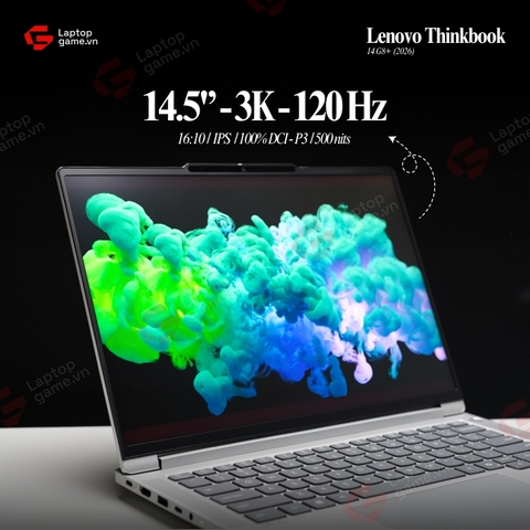 Lenovo ThinkBook 14 G8+ 2026 (00CD)  (AMD Ryzen 7-H255 | Ram32G | SSD 1TB | 14.5in 3K 120Hz - Star White)