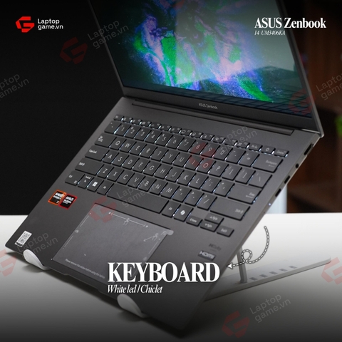 ASUS Zenbook 14 UM3406KA  (Ryzen AI 7 350 | 32GB | 1TB | AMD Radeon Graphics | 14inch 3K | Win 11 | Xám)