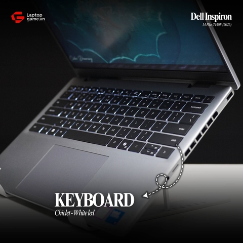 [New Outlet] Dell Inspiron 14 Plus 7440F 2025 (1605L) (Core 5 210H | 16GB | SSD 512GB | Màn 14in FHD IPS)