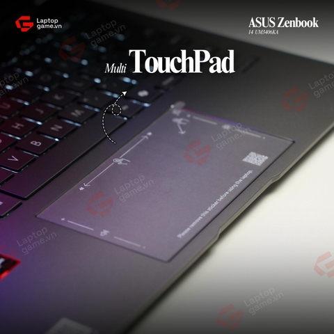 ASUS Zenbook 14 UM3406KA  (Ryzen AI 7 350 | 32GB | 1TB | AMD Radeon Graphics | 14inch 3K | Win 11 | Xám)