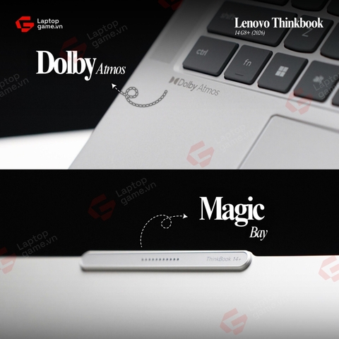 Lenovo ThinkBook 14 G8+ 2026 (00CD)  (AMD Ryzen 7-H255 | Ram32G | SSD 1TB | 14.5in 3K 120Hz - Star White)