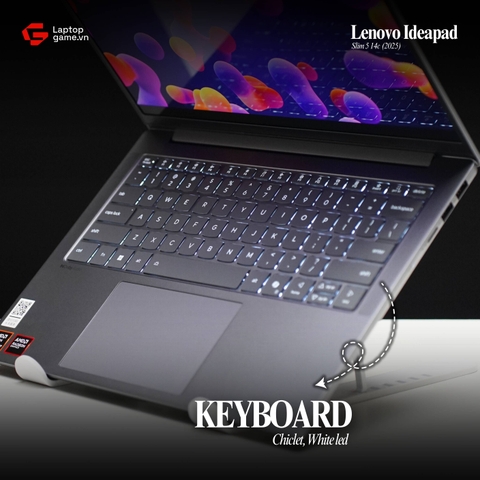 Lenovo IdeaPad Slim 5 Pro 14c 2025 (Xiaoxin Pro 14c AHP10R) (00CD) (R7 H 255 | Ram 24GB | SSD 1TB | 14 inch 2.8K 120Hz Oled)