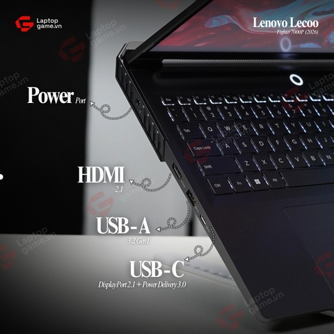 Lenovo Lecoo Fighter 7000P 2026 (Core 7-245HX | Ram 16GB | SSD 512GB | RTX 5060 8GB | 16in 2.5K 180Hz)