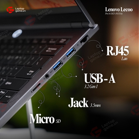Lenovo Lecoo Pro 14 2025 (N155A) ( Ryzen 7-H 255 | Ram 24G | SSD 512G |  14in 2.8K 120Hz )