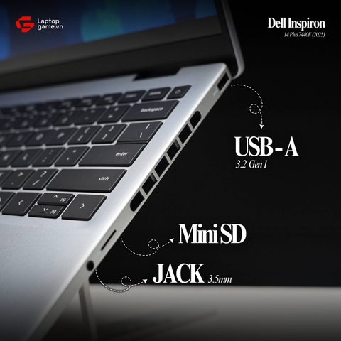 [New Outlet] Dell Inspiron 14 Plus 7440F 2025 (1605L) (Core 5 210H | 16GB | SSD 512GB | Màn 14in FHD IPS)