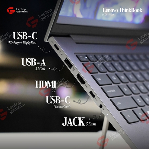 Lenovo ThinkBook 14 G9 2026 (5UCD) ( AMD Ryzen 7 H 260 | Ram 24G | SSD 1TB | 14in 2.8K 120Hz)
