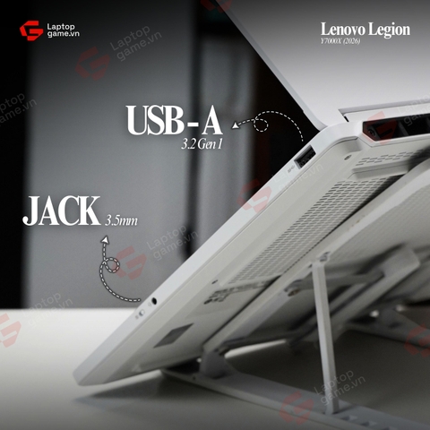 Lenovo LEGION Y7000X IAX11 2026 (59CD) (Core 7 245HX | Ram 16GB | SSD 512GB | RTX 5060 8GB | 15.3in 2.5K OLED 165Hz - White)