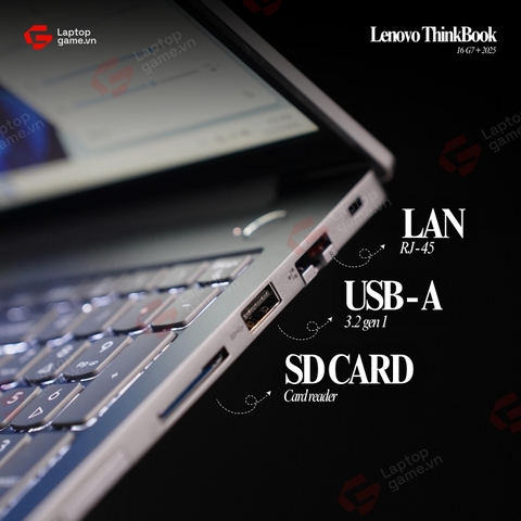 Laptop Thinkbook 16 G7+ 2025 (00CD) ( AMD Ryzen AI 7 H 350 | RAM 32GB | SSD 1TB | 16