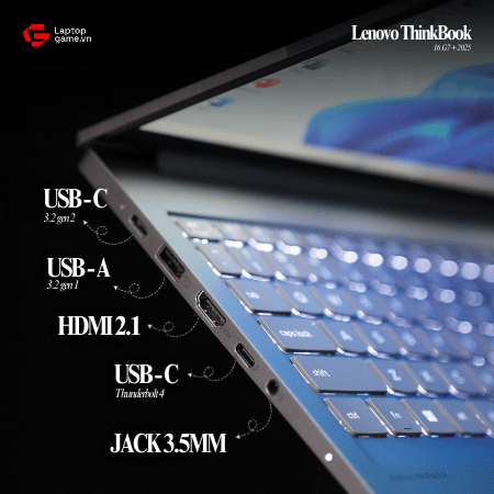 [New Outlet] Lenovo ThinkBook 16 G7 + 2025 (01CD) (Ryzen 7-H255 | Ram24G | SSD 512GB | 16in 2.5K 120Hz)