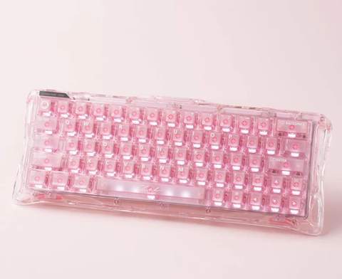 Bàn phím GravaStar Mercury V60 – Crystal Rose
