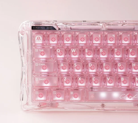 Bàn phím GravaStar Mercury V60 – Crystal Rose