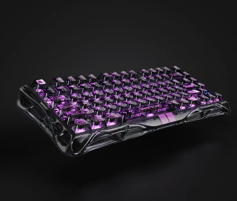 Bàn Phím GravaStar Mercury V75 Lite – Transparent Black (GS V75 LITE_XTAL_BLK)