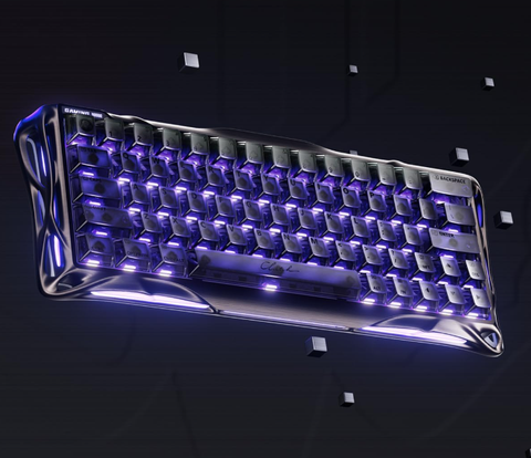 Bàn Phím GravaStar Mercury V60 Pro - Gunmetal Smoke (GS V60 PRO_XTAL_S_BLK)
