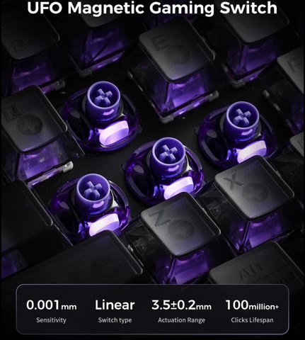 Bàn Phím GravaStar Mercury V60 Pro - Gunmetal Smoke (GS V60 PRO_XTAL_S_BLK)