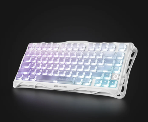 Bàn Phím GravaStar Mercury K1 Lite - Crystal Aurora (GS K1 LITE_XTAL_AUROA )