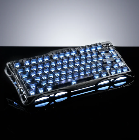 Bàn Phím GravaStar Mercury K1 - Stealth Black (GS K1_XTAL_BLK)