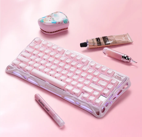 Bàn Phím GravaStar Mercury K1 - Sakura Pink(GS K1_P_PNK)