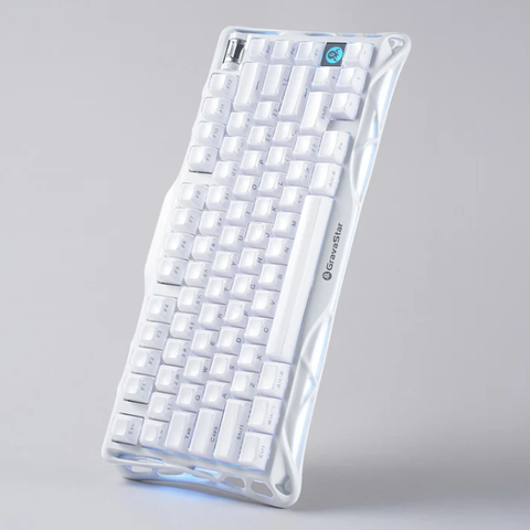 Bàn Phím GravaStar Mercury K1 - Opaline White (GS K1_WHT)